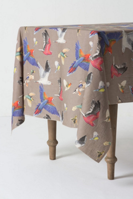 Bird Watcher Tablecloth