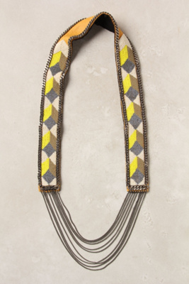 Canary Geometry Necklace