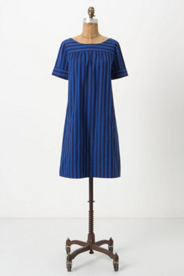 Cerulean Stripes Shift