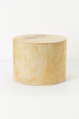 Mustard Seed Cement Stool