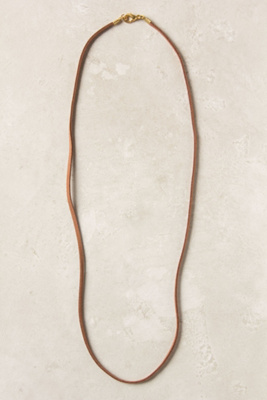 The Collector's Necklace, Suede Cord