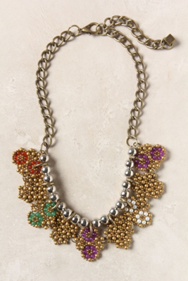  Necklaces on Pressed Leaf Bib Necklace   Anthropologie Com