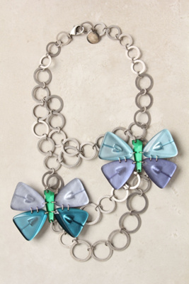 Blue Morpho Necklace 