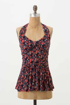 Knotted Cherry Halter