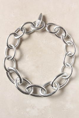 Burnished Chain Link Necklace