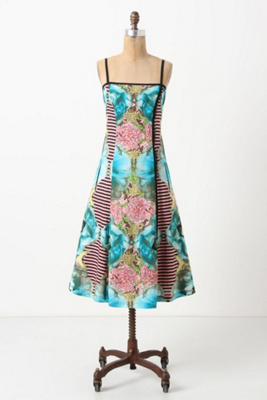 Botanical Patchwork Dress