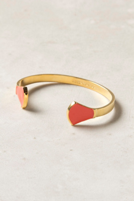 Enameled Tab Cuff