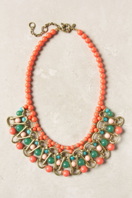 Alizarin Lattice Necklace