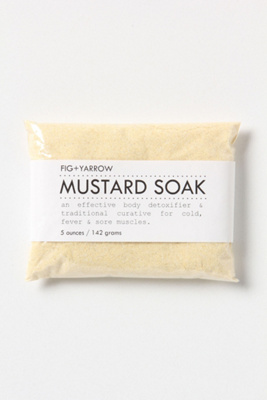 Fig + Yarrow Mustard Soak