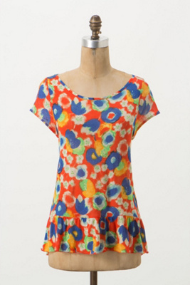 High-Low Poppy Top