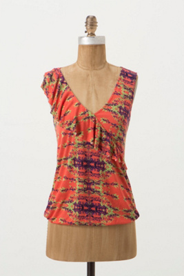 Ruffled Angle Tank