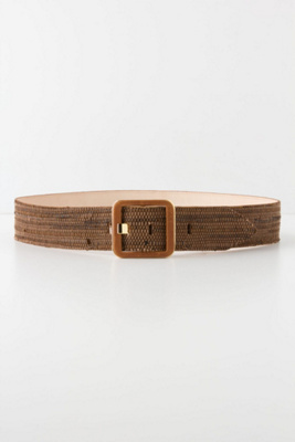 Wicker-Textured Belt 
