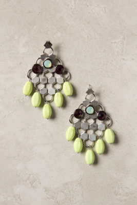 Key Lime Hive Earrings