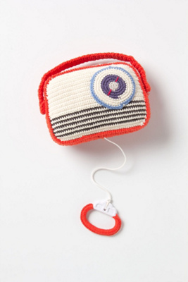 Crocheted Music Box Radio