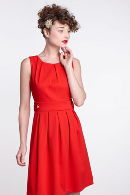 Crimson Ponte Dress-Crimson Ponte Dress