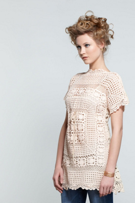 Crocheted Table Tunic-Crocheted Table Tunic