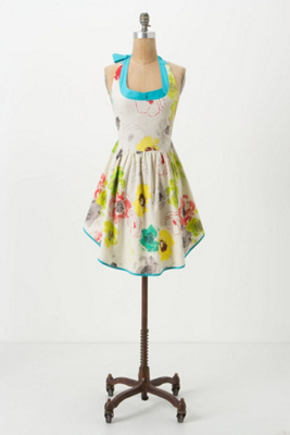 Simmering Poppies Apron