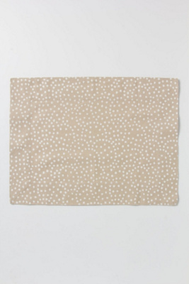Reverse Dotted Placemat, Taupe