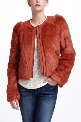 Burnt Sienna Shag Jacket