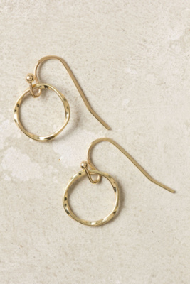 Hammered Circle Drops