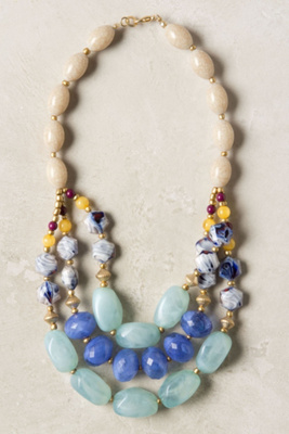 Blurred Blue Necklace