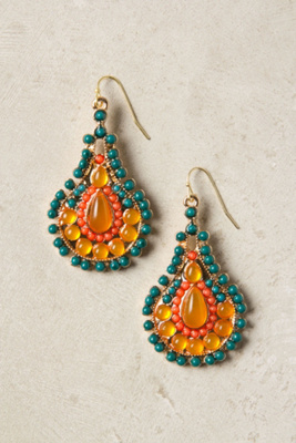 Bejeweled Gourd Earrings