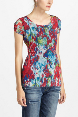 Sprouted Peplum Blouse