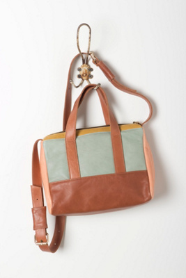 Colorblocked Duffle Bag