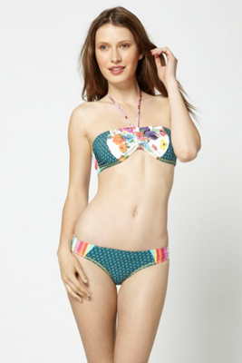 Pieced Flora Bikini
