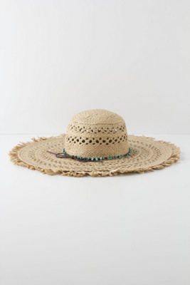 Bead-Band Floppy Hat