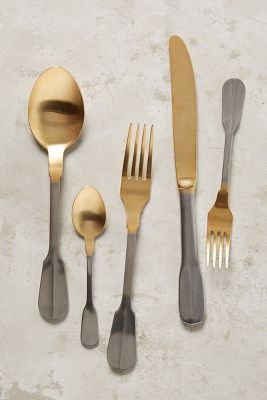 Gold-Dipped Flatware
