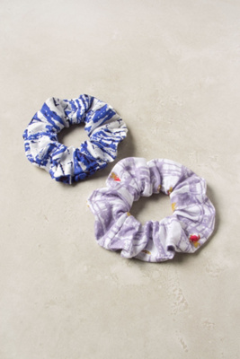 Sketched Hair Scrunchie