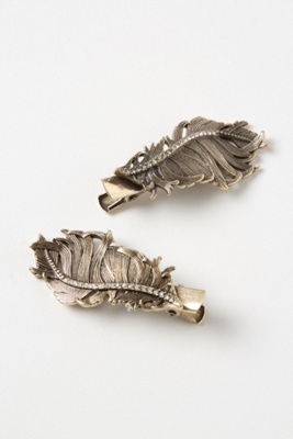 Sparked Feather Clips