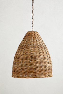 Basket-Weave Pendant Lamp