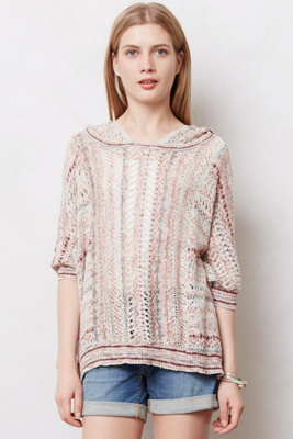 Spliced Eyelet Poncho
