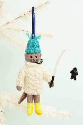 Pom Pom Otter Decoration