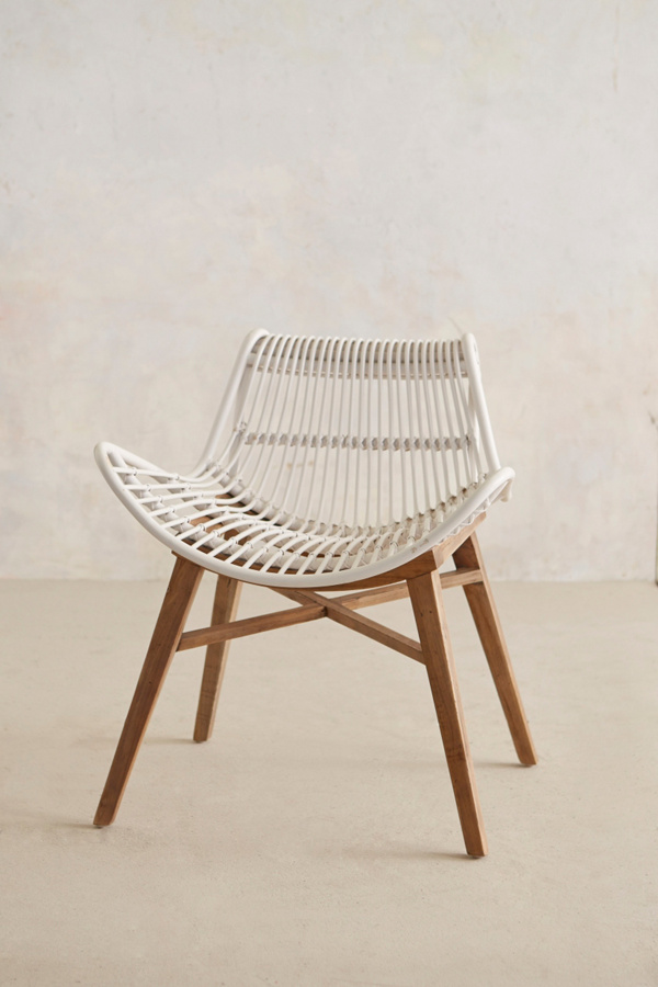 Scrolled Rattan Chair | Anthropologie