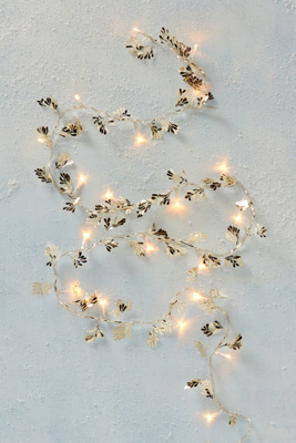 Gilded Leaves String Lights