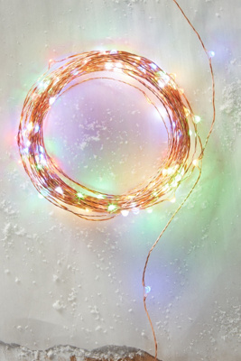 Pretty multi-colored string lights