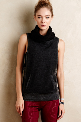 Turtleneck Studio Vest