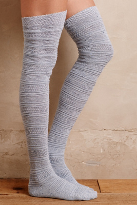 Fairisle Over-The-Knee Socks