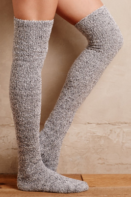 Slouched Over-The-Knee Socks