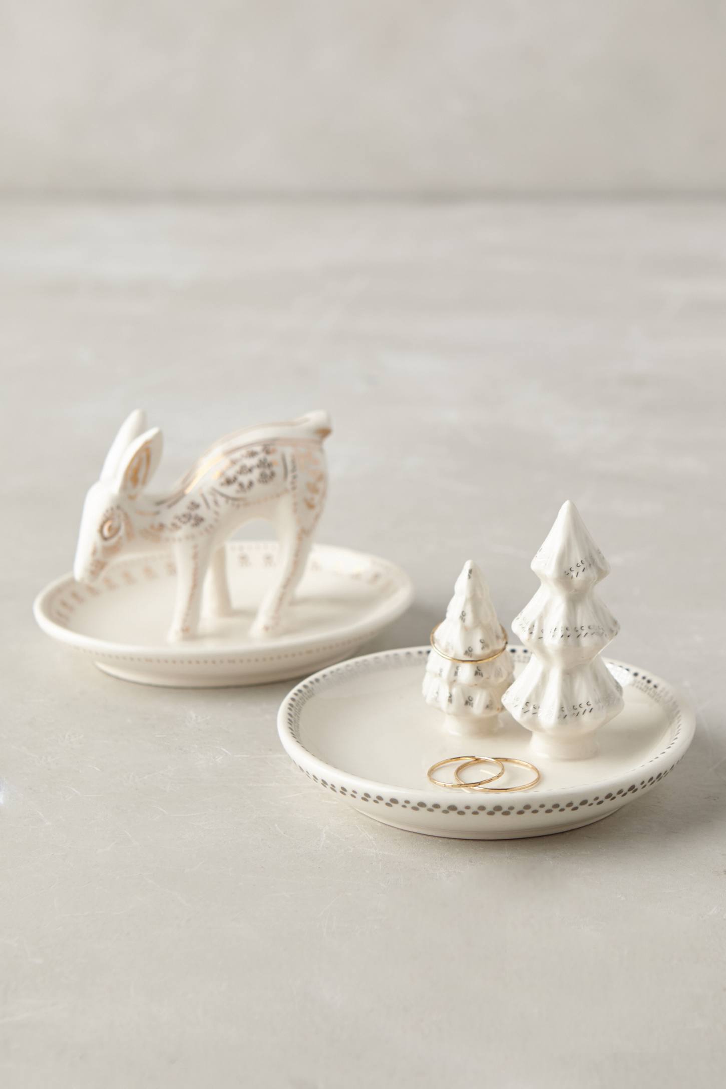 Frosted Forest Ring Dish