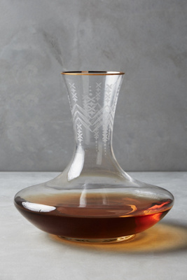 Gilt-Edged Decanter