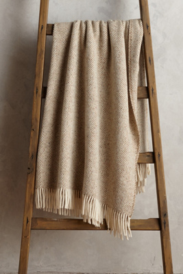 Wool Herringbone Throw