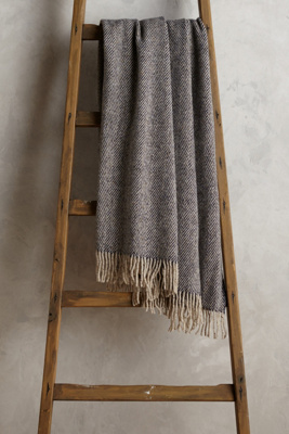 Wool Herringbone Throw