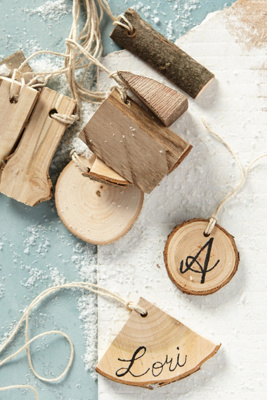 Tree Bark Gift Tags