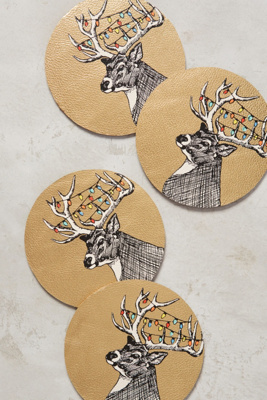 Forest Merriment Coasters