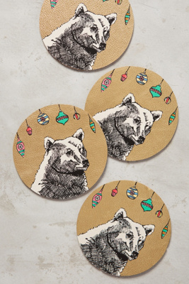 Forest Merriment Coasters