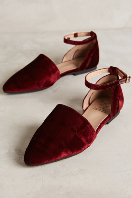 KMB Velvet D'Orsay Flats